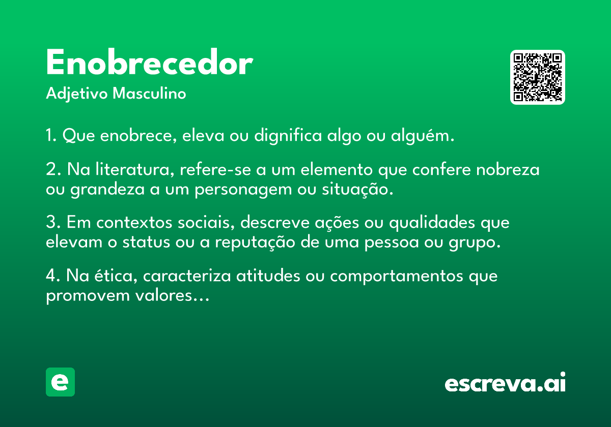 enobrecedor