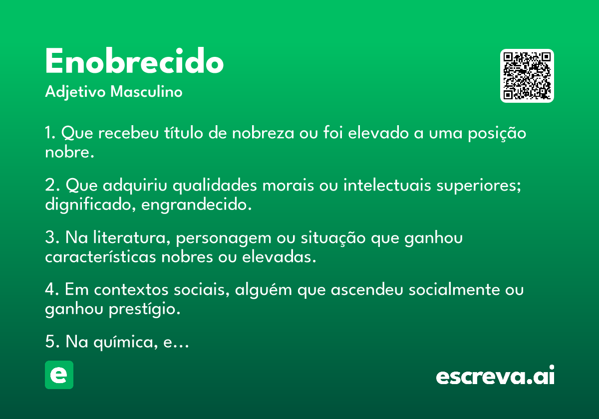 enobrecido