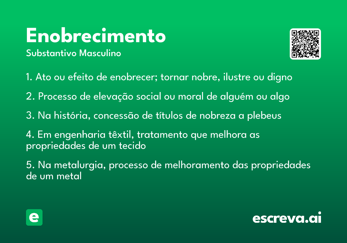 enobrecimento