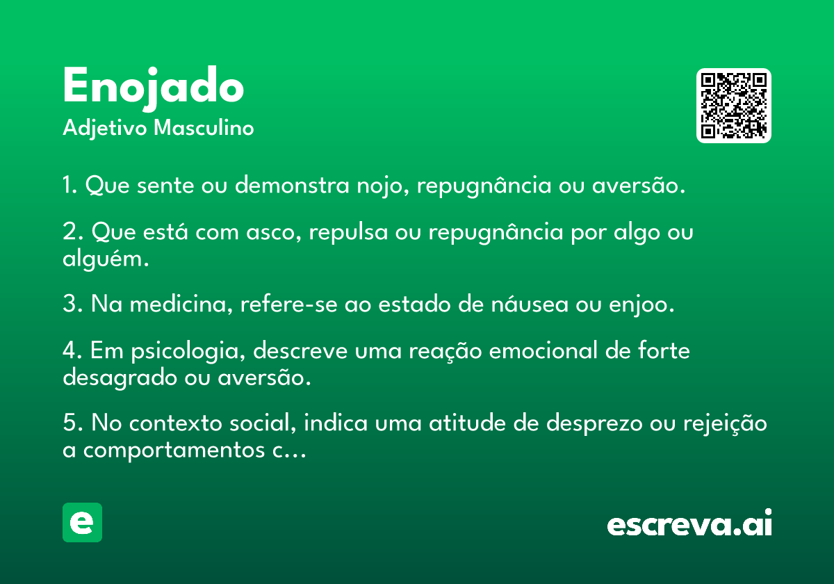 enojado