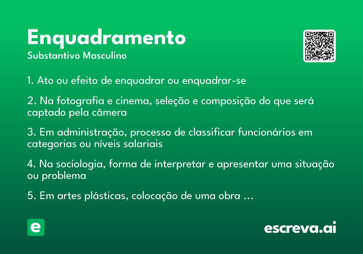 enquadramento