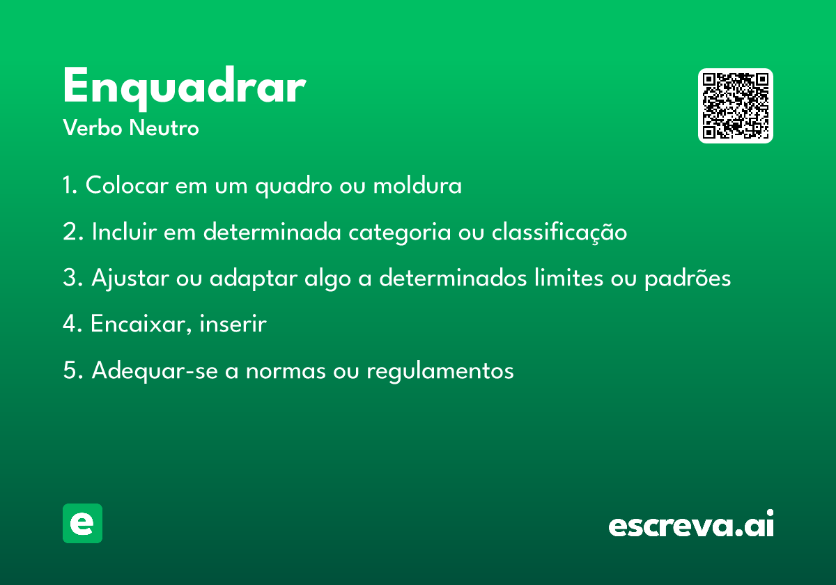 enquadrar