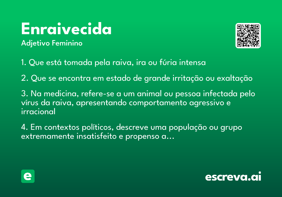 enraivecida