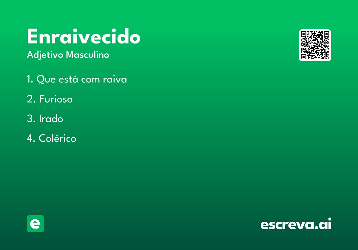enraivecido