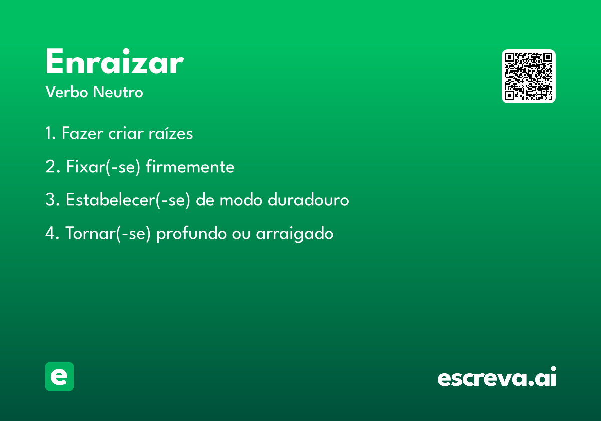enraizar