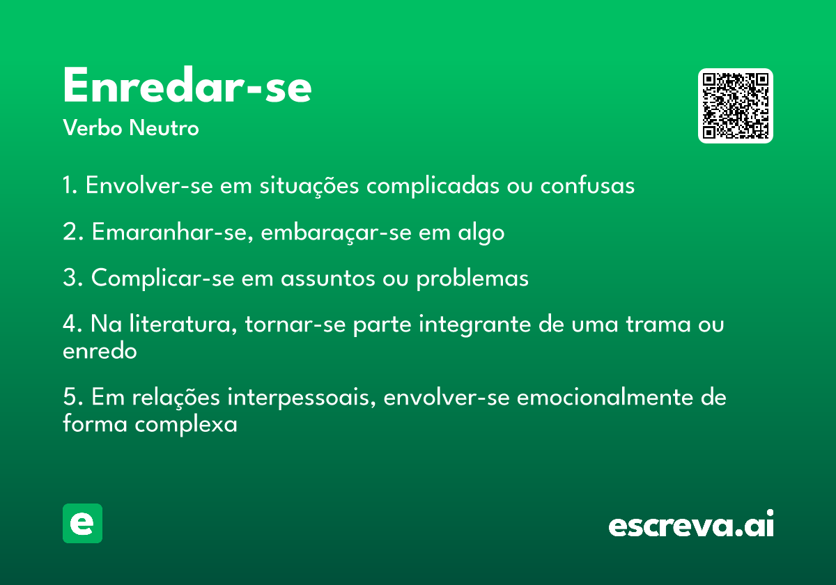 enredar-se
