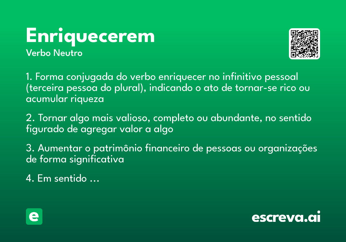enriquecerem