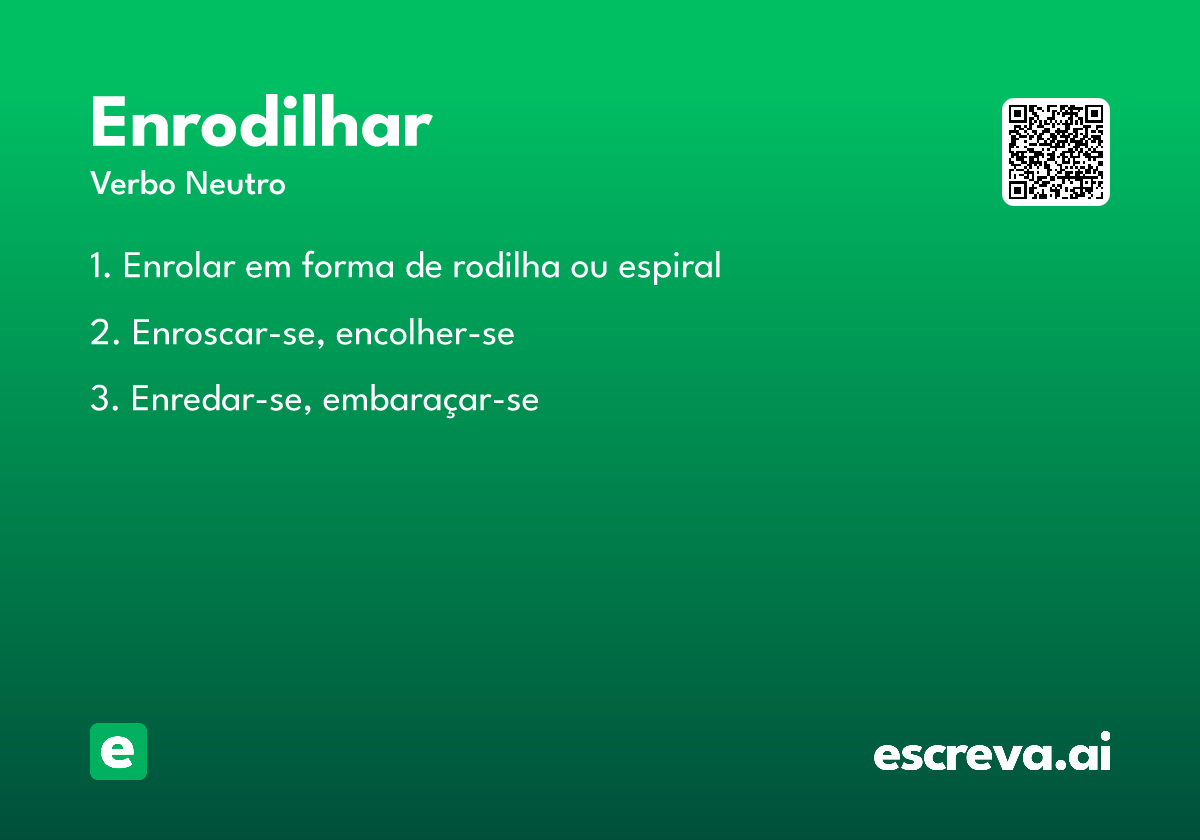 enrodilhar