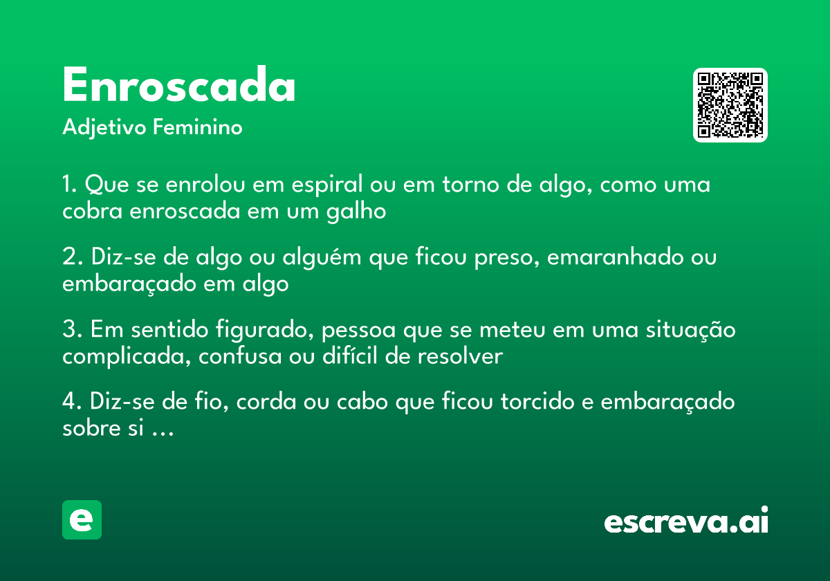 enroscada