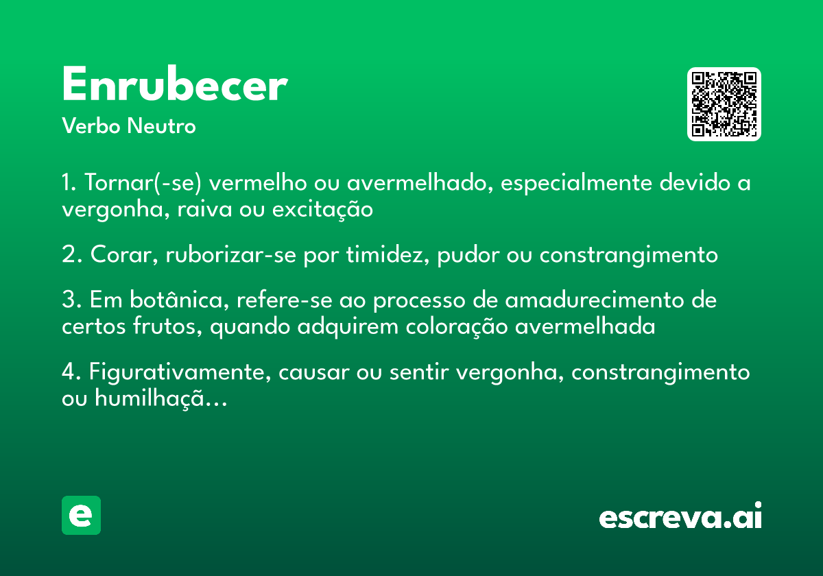 enrubecer