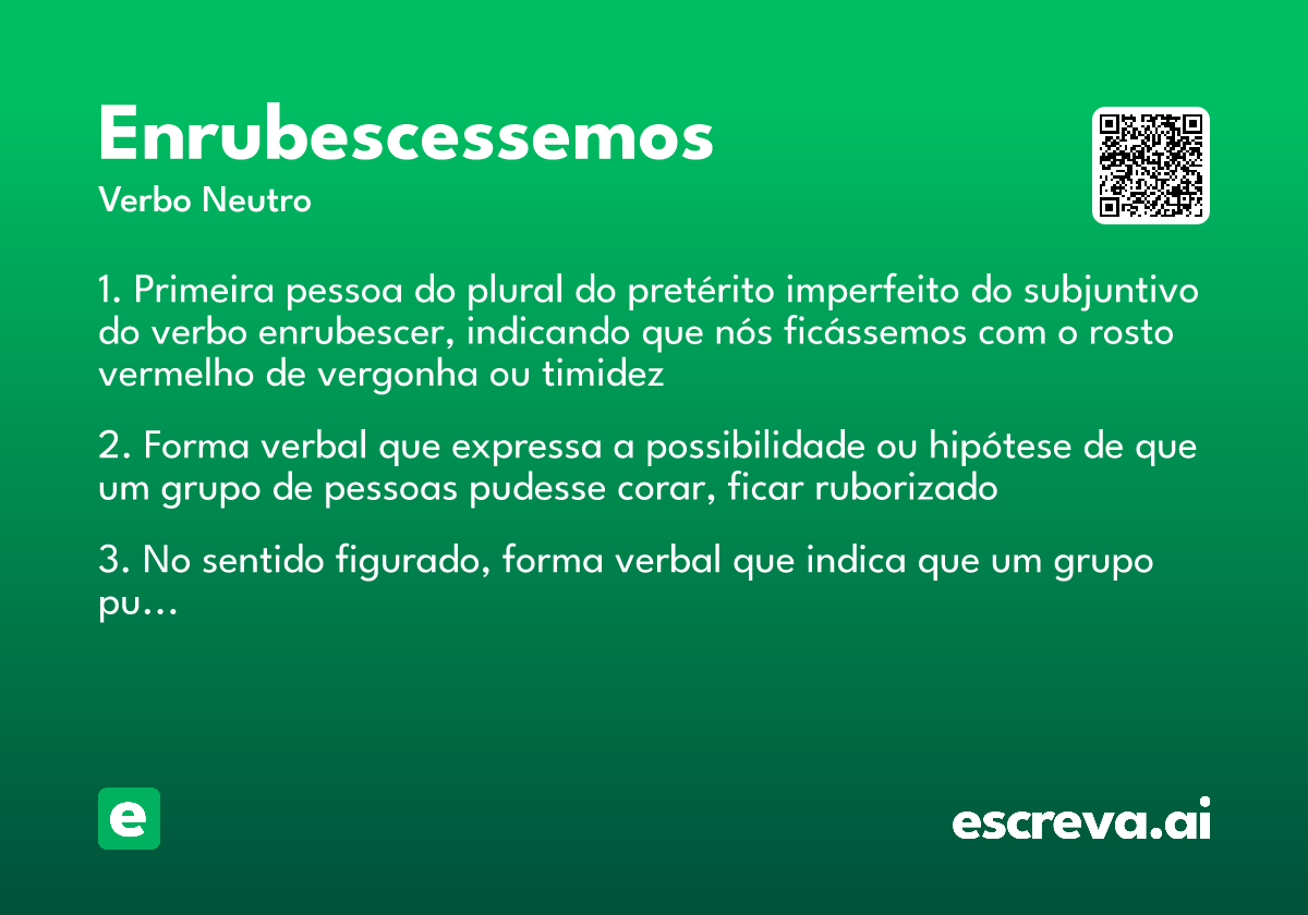 enrubescessemos