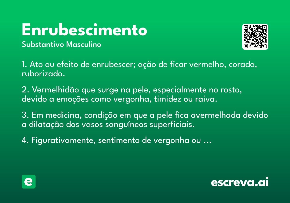 enrubescimento