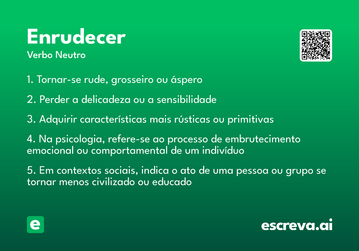 enrudecer