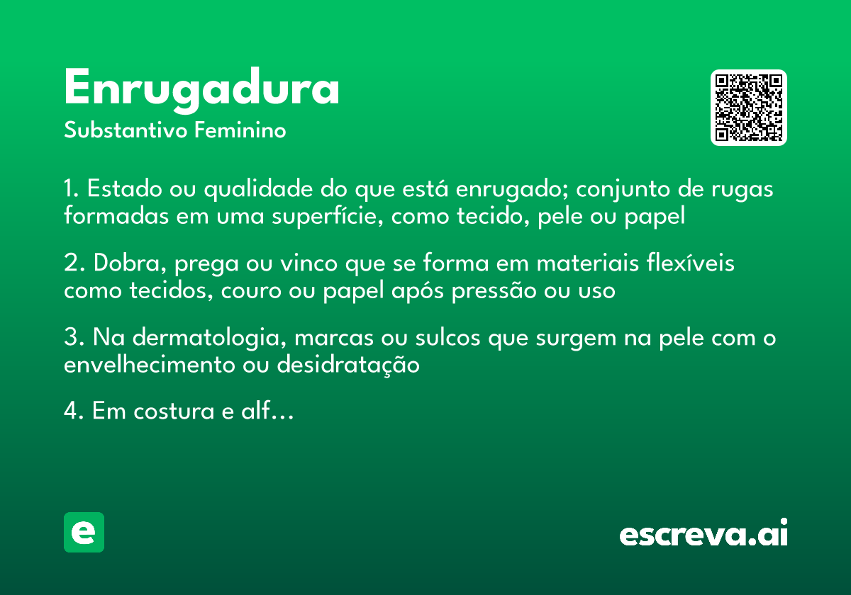enrugadura