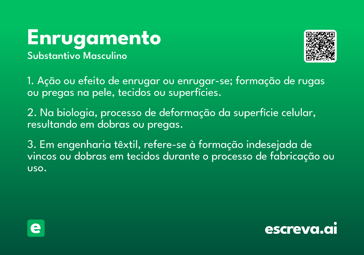 enrugamento