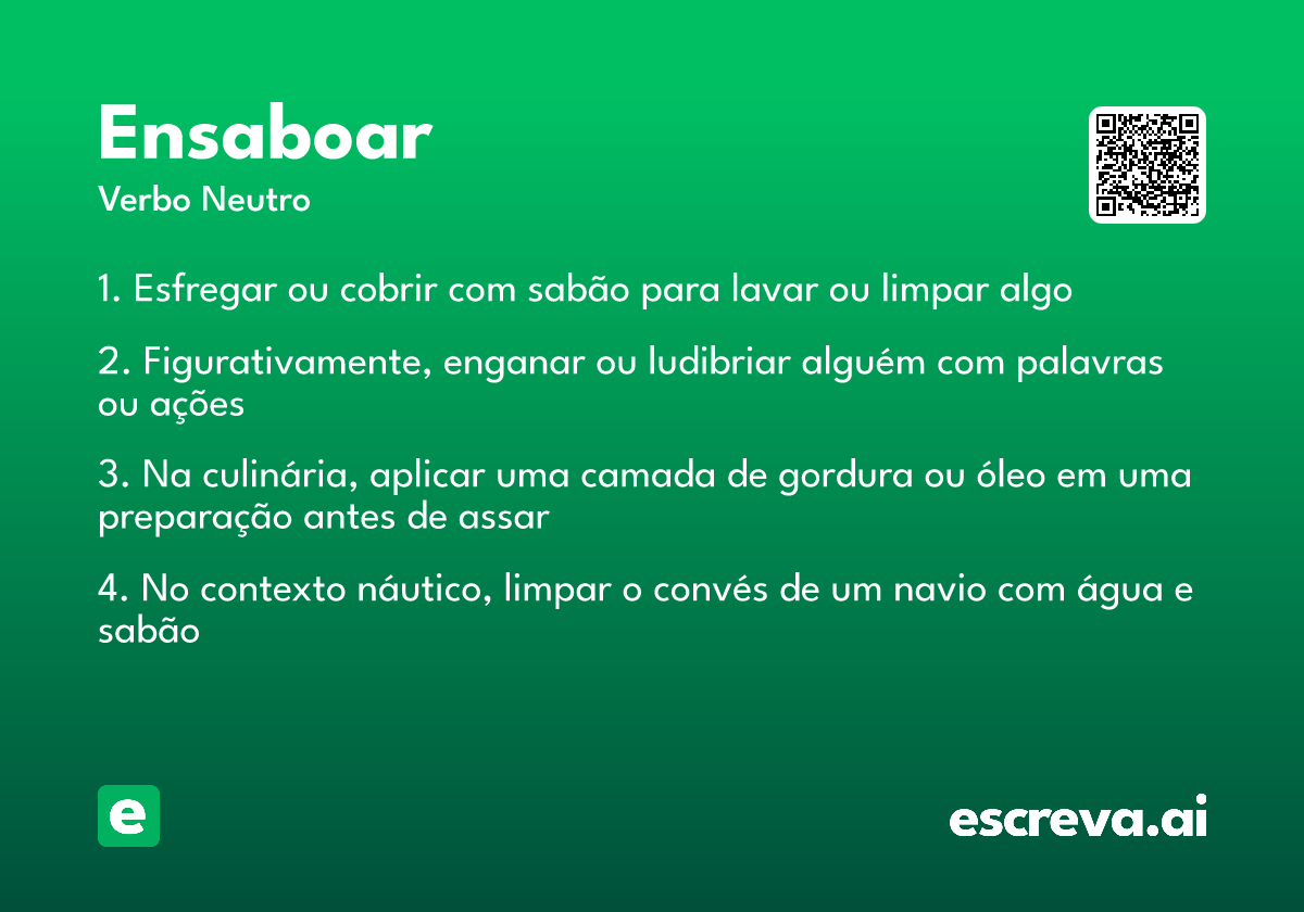 ensaboar