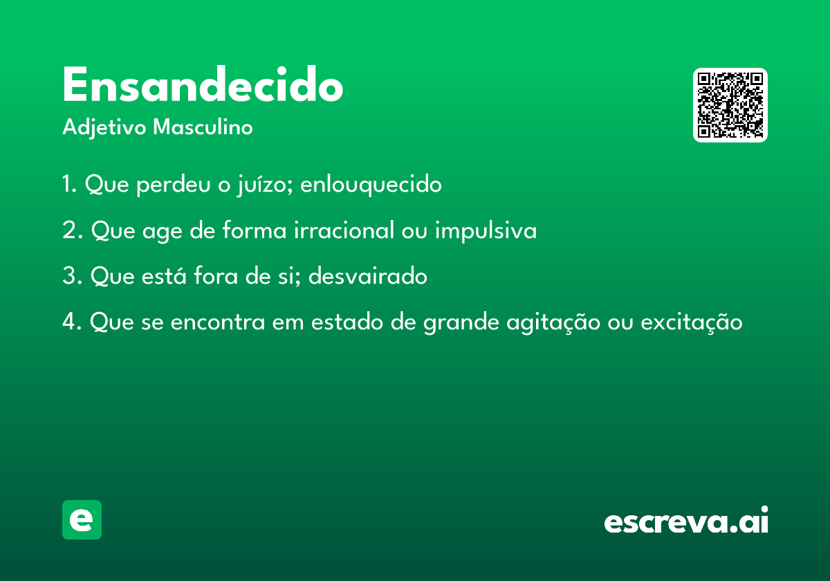 ensandecido