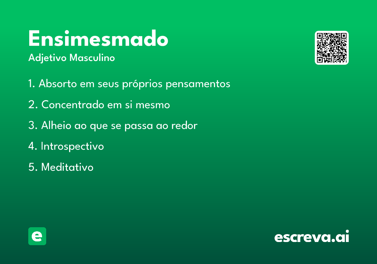 ensimesmado
