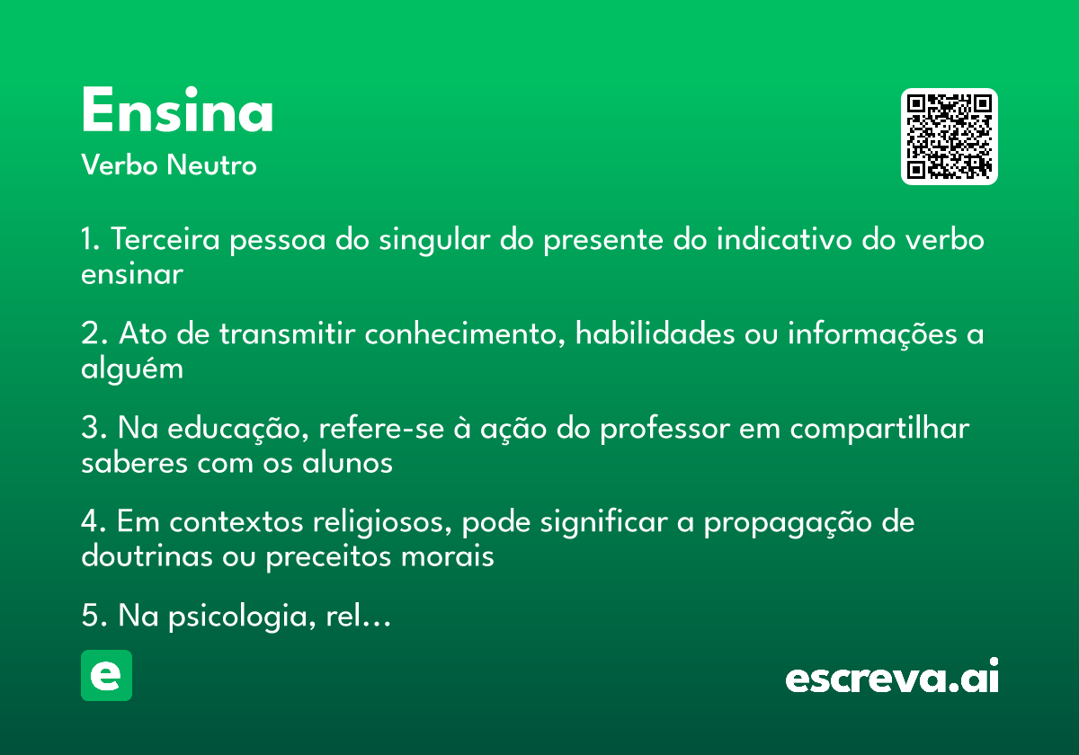 ensina