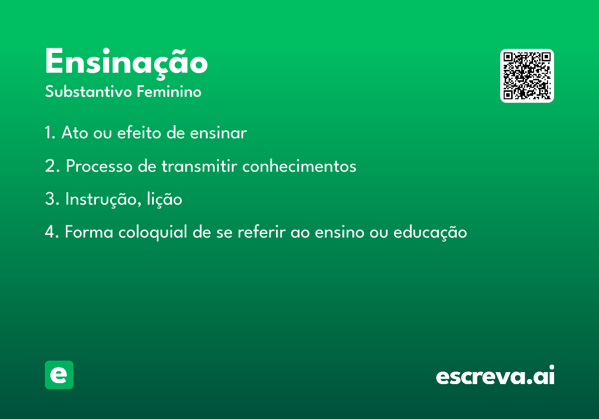 ensinação