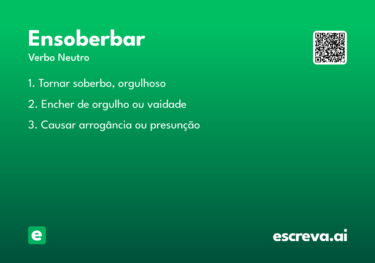 ensoberbar