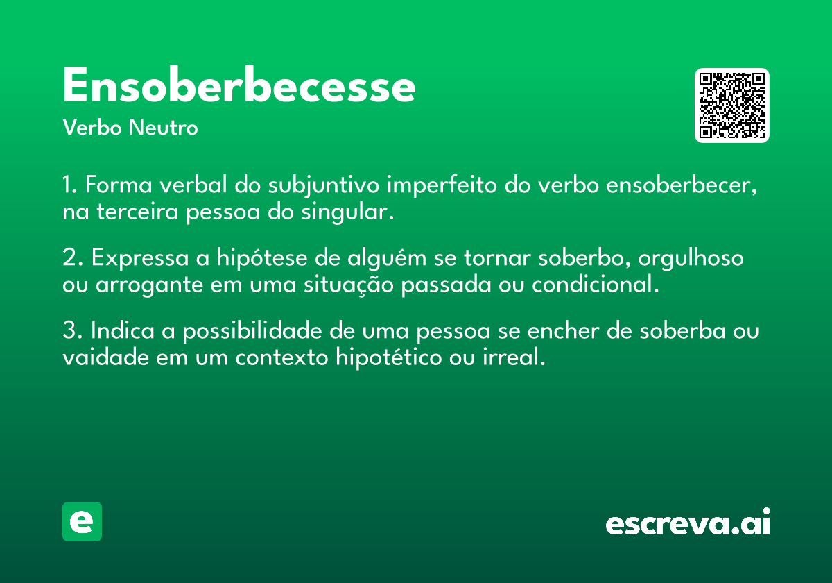 ensoberbecesse