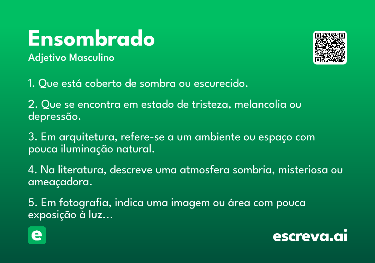 ensombrado