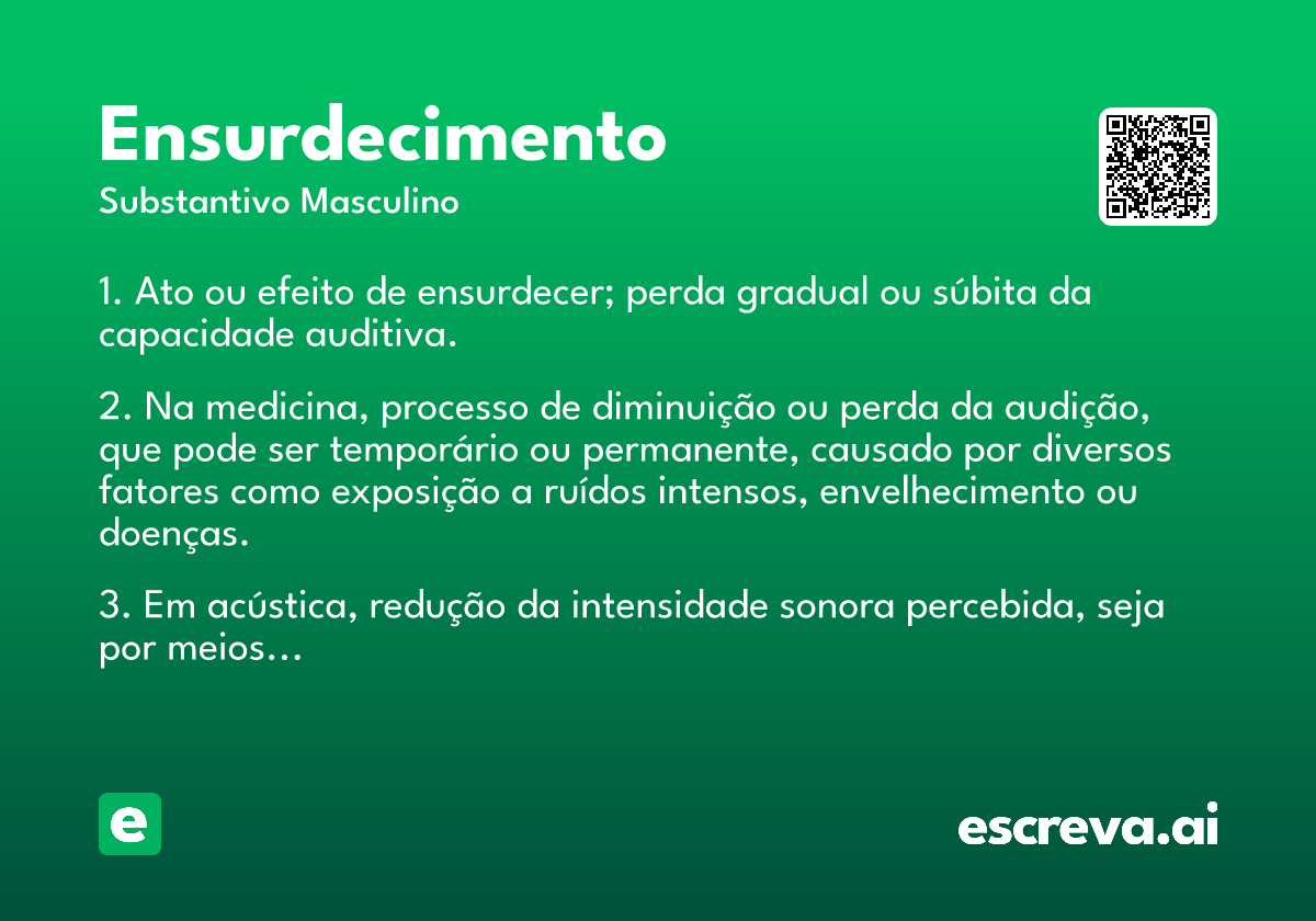 ensurdecimento