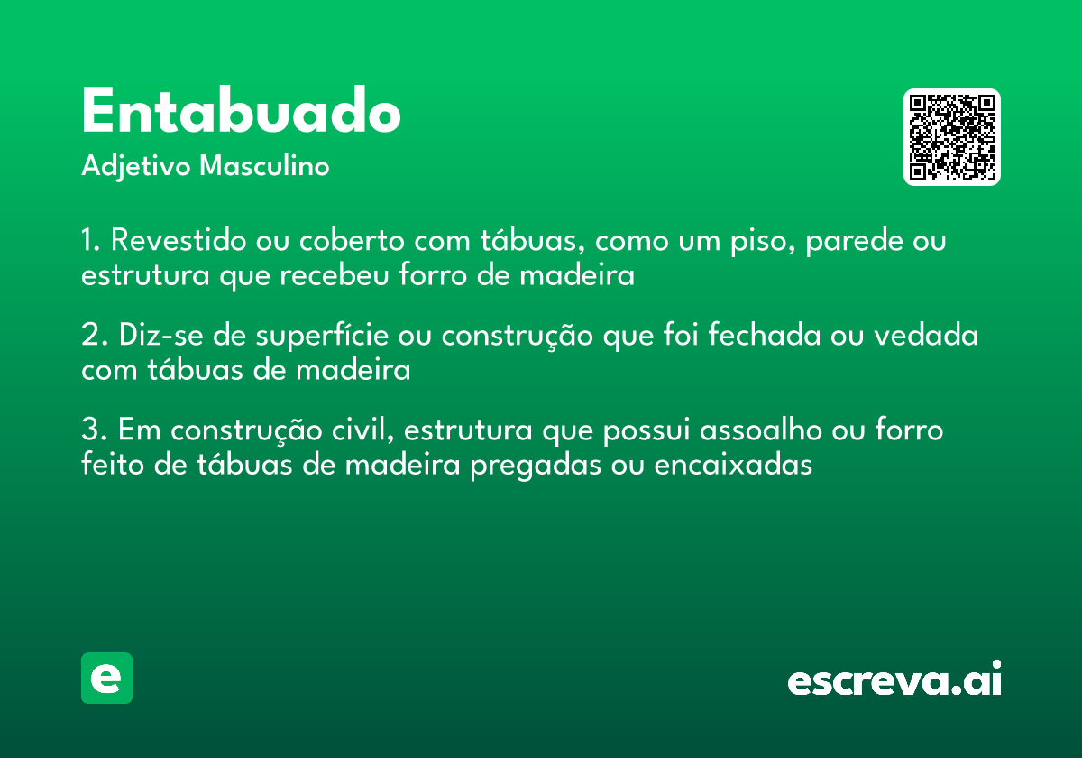 entabuado