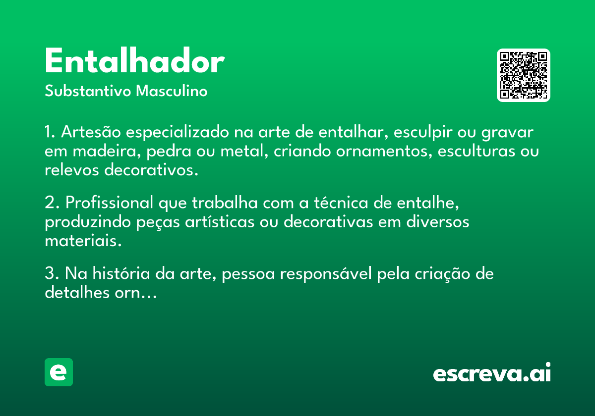 entalhador
