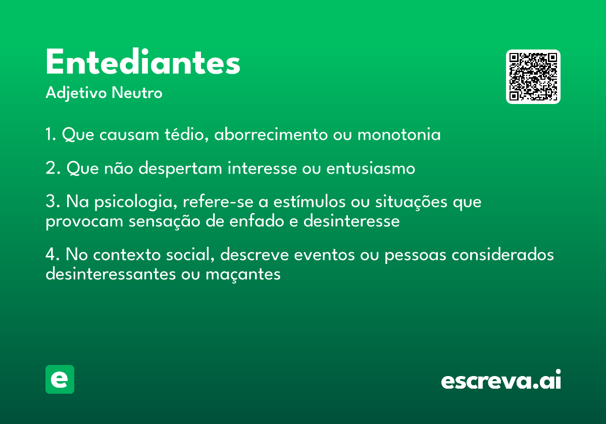entediantes
