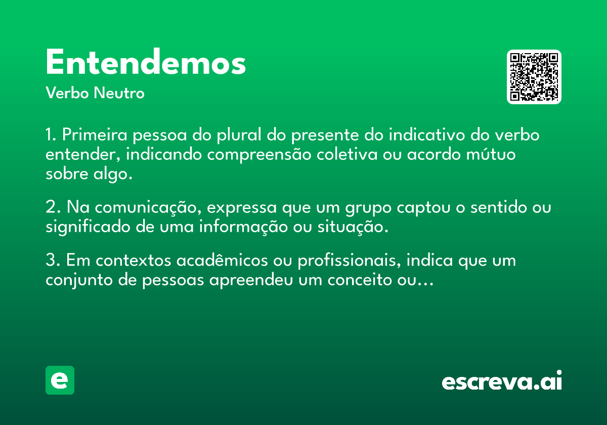 entendemos