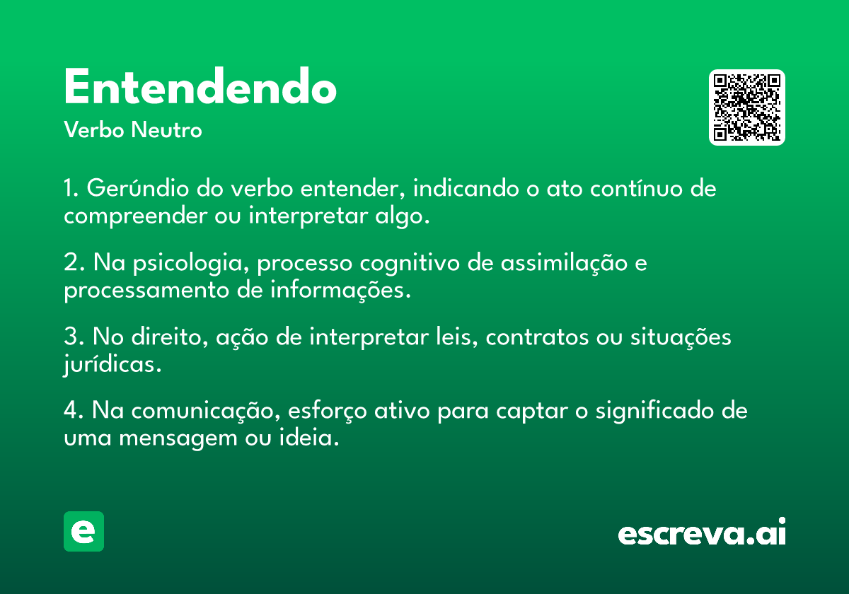 entendendo
