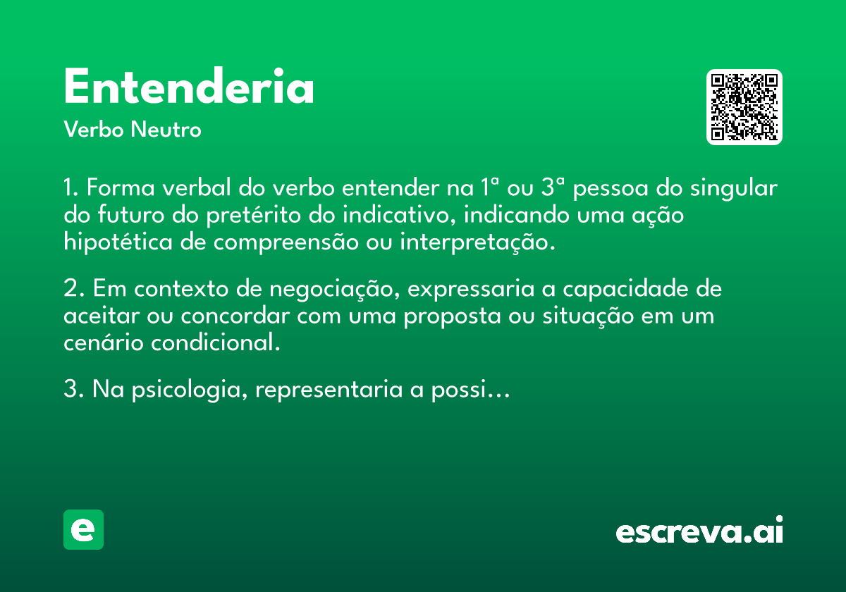 entenderia