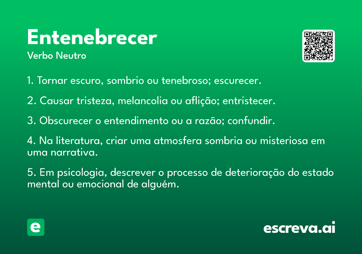 entenebrecer