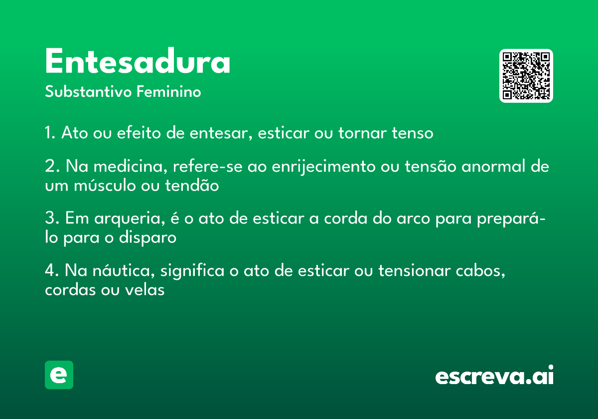 entesadura