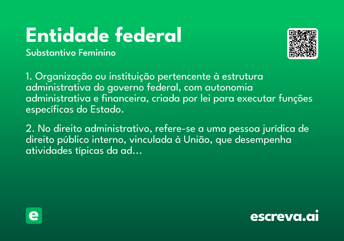 entidade federal