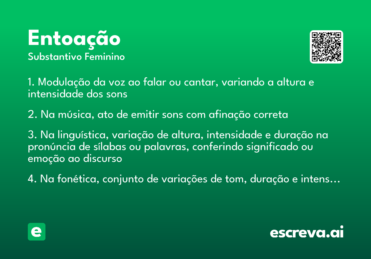 entoação