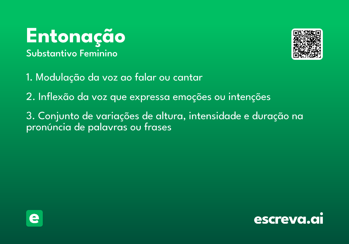 entonação