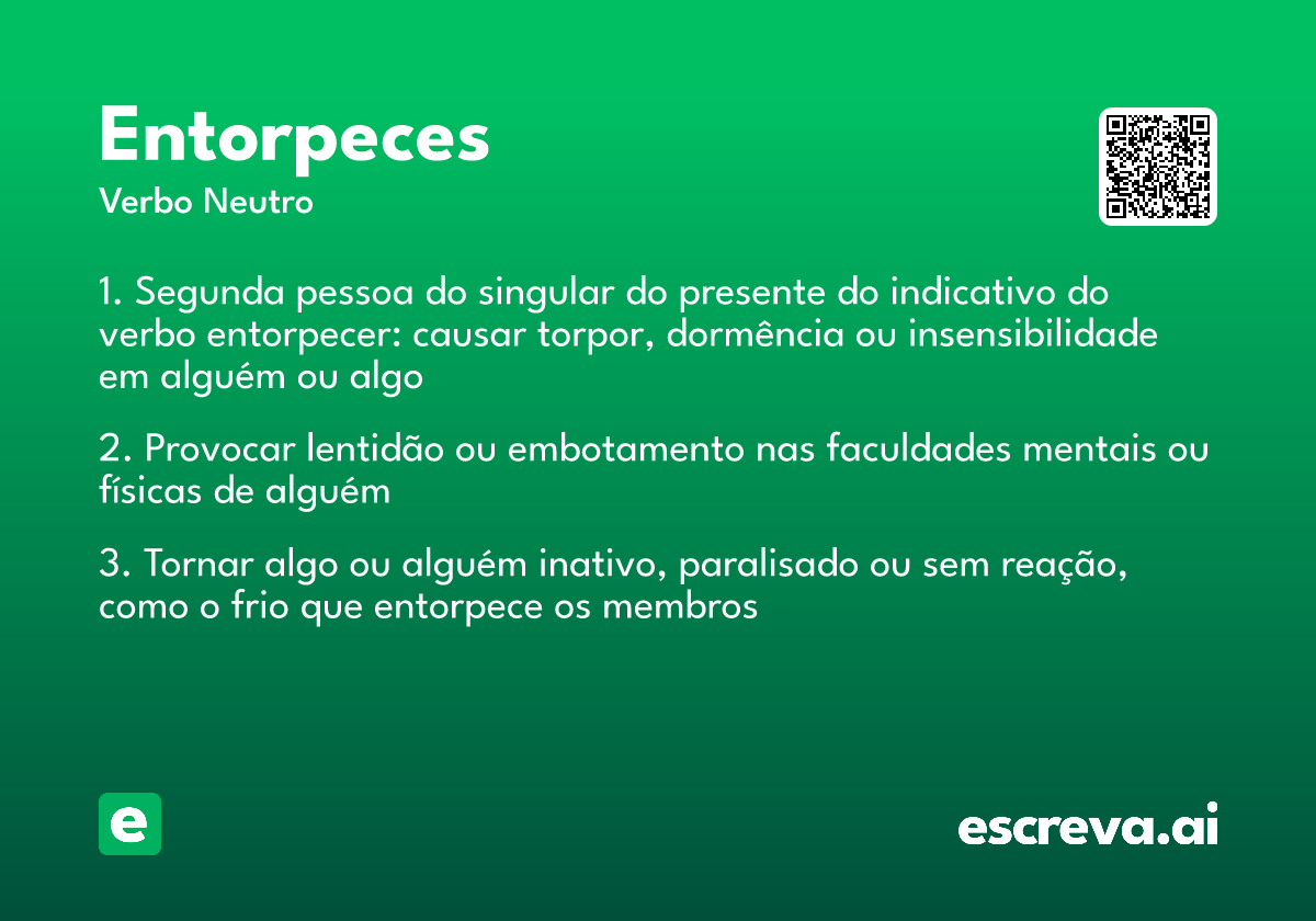 entorpeces