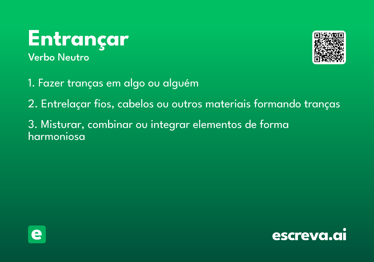 entrançar