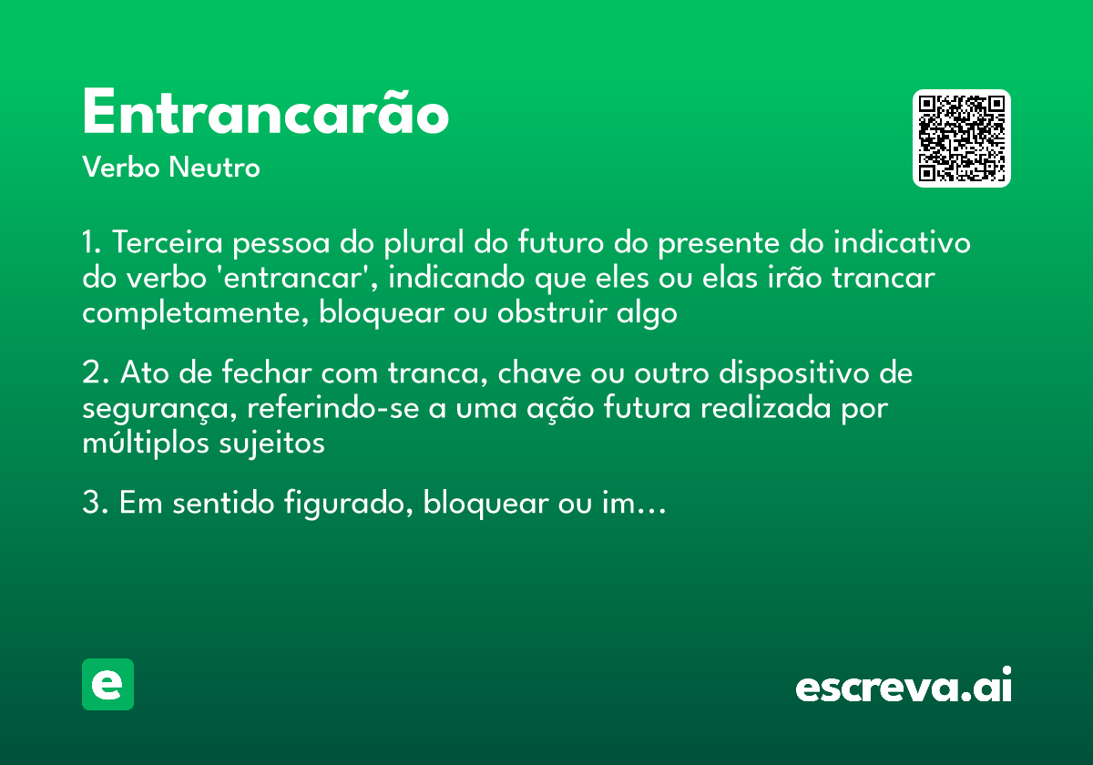 entrancarão