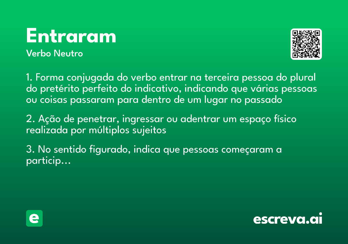 entraram