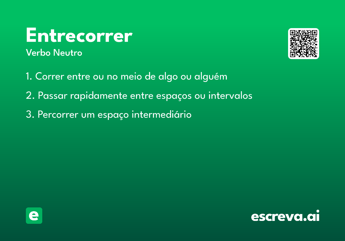 entrecorrer