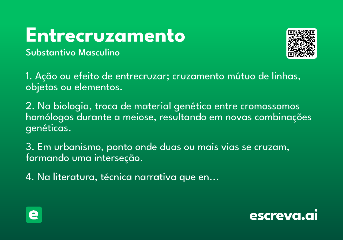 entrecruzamento