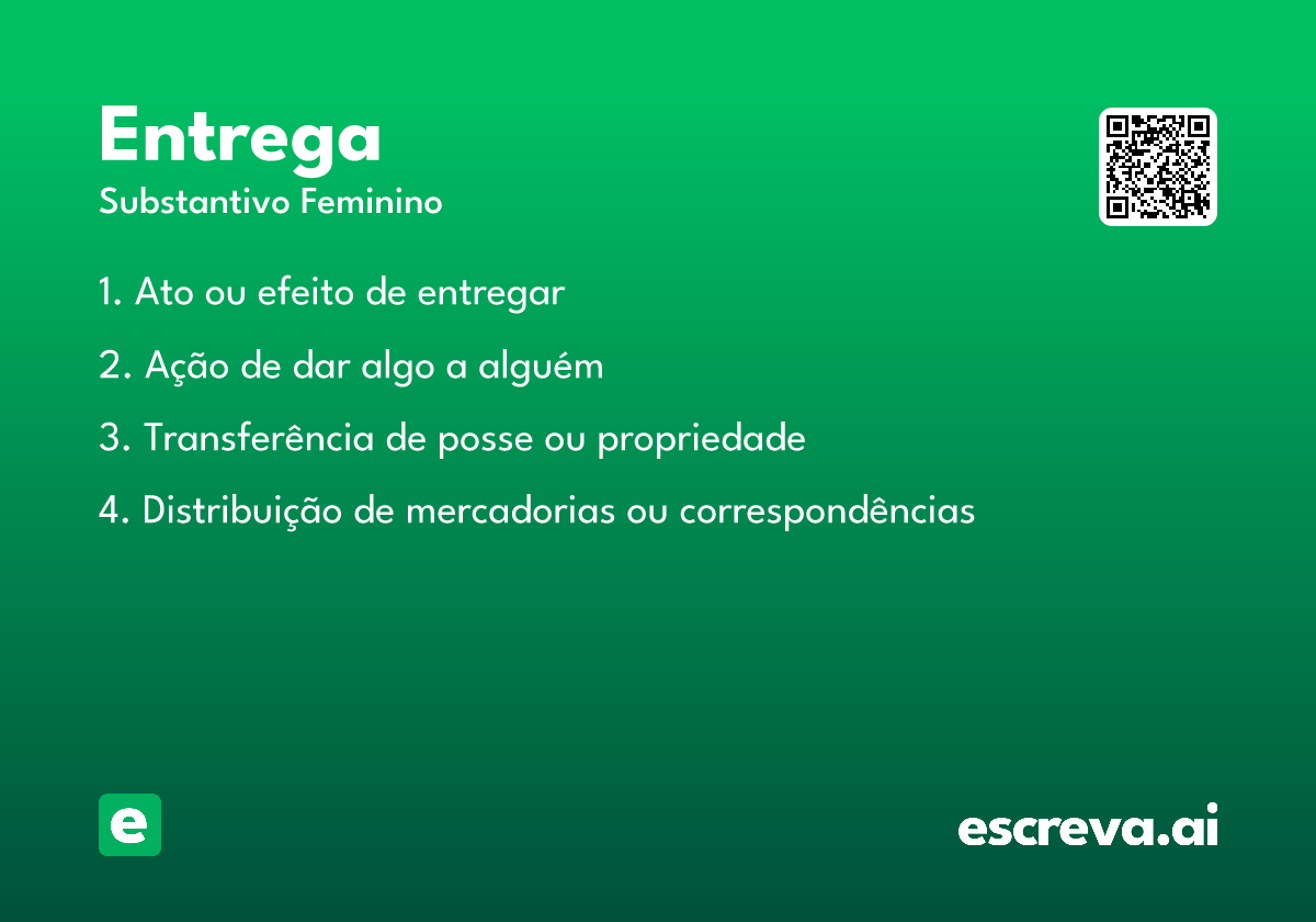 entrega