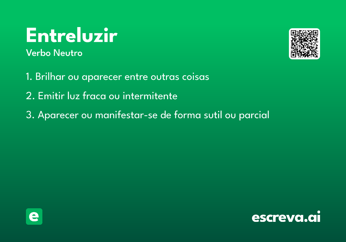 entreluzir