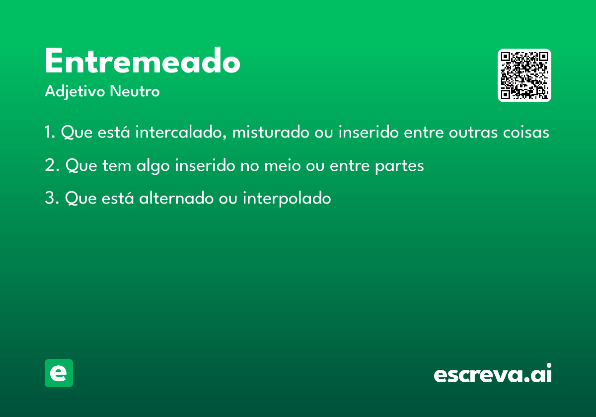 entremeado