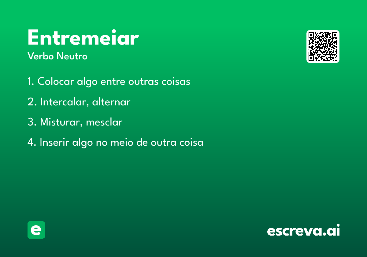 entremeiar