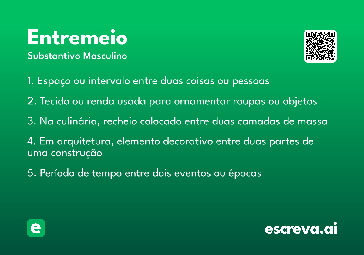 entremeio
